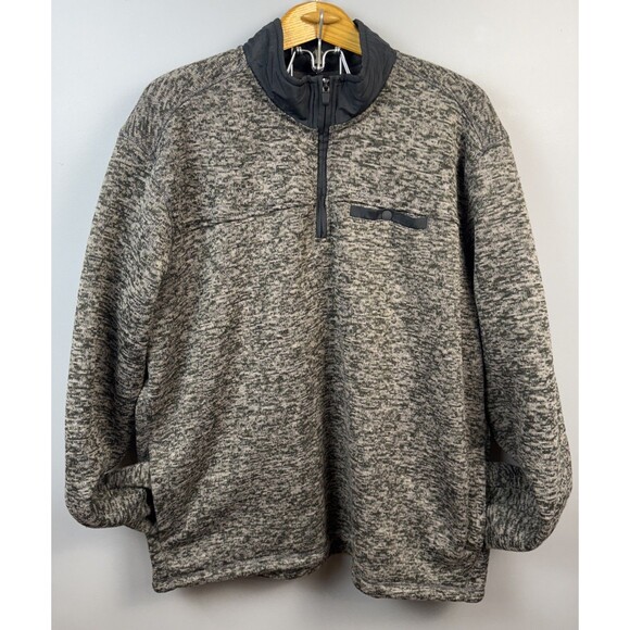 Eddie Bauer Other - Eddie Bauer Men's 1/4 Quarter Zip Radiator Fleece Pullover Sweater Size 2XL Gray